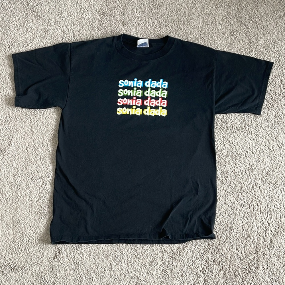 Vintage 90s Sonia Dada Band T Shirt Large 21.5x29 Graphic Logo Tee Alt Rock Rare